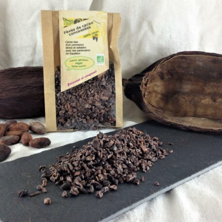 Les sachets d’éclats de fèves de cacao « Moronas »