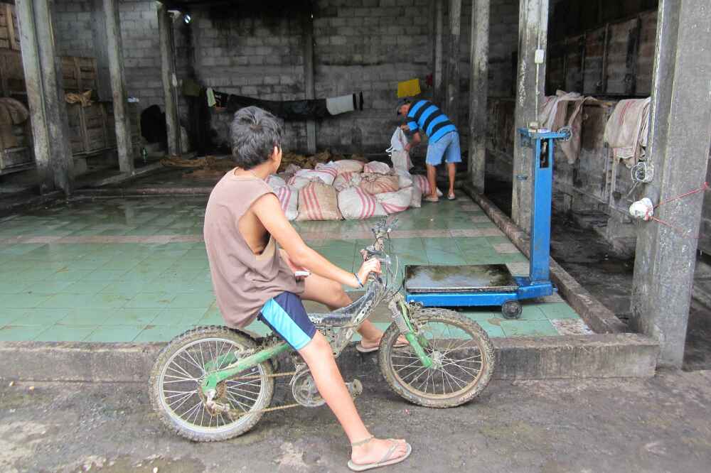 jeune en vélo